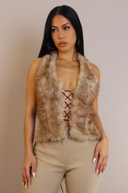 Shaggy Vest Top