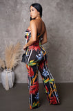 "Tropical Vibes" Tube Jumpsuit