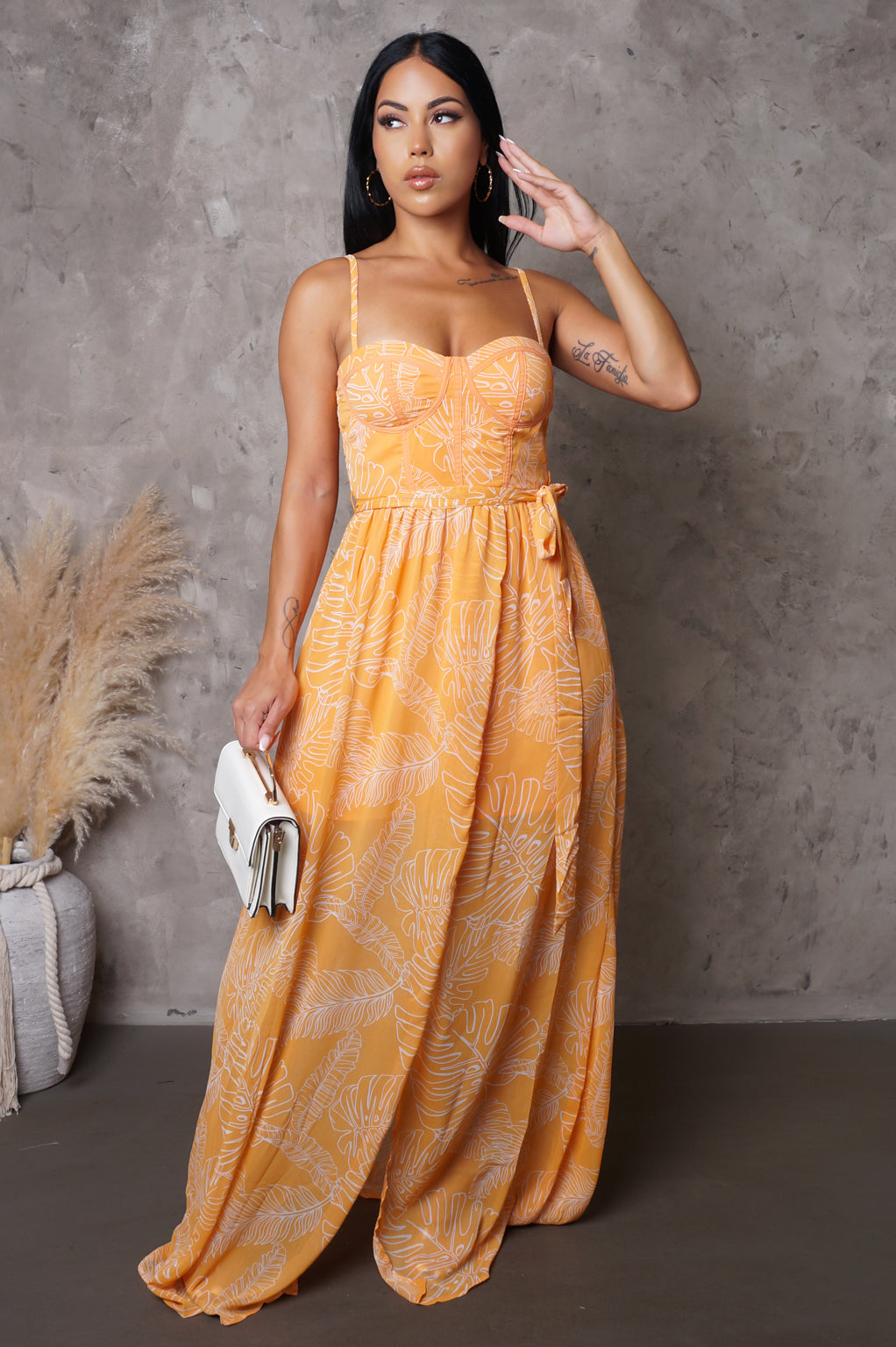 Orange Maxi Romper