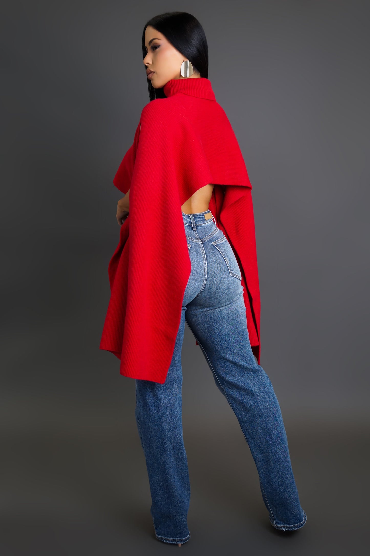 Dangerously in Love High Low Cropped Top/Poncho