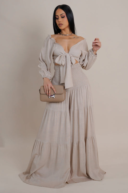 Passion Pants Set- Taupe