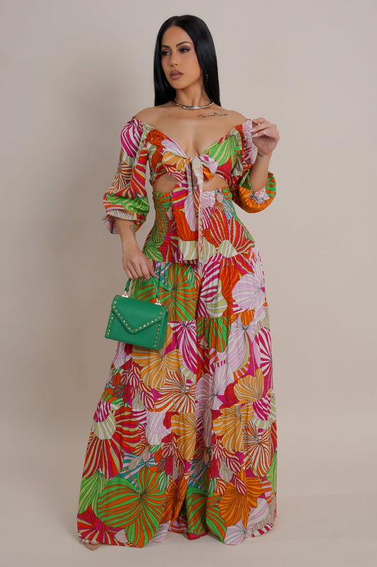 Tropical Passion Pants Set