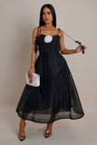 Let the Leaves Fall Midi Dress