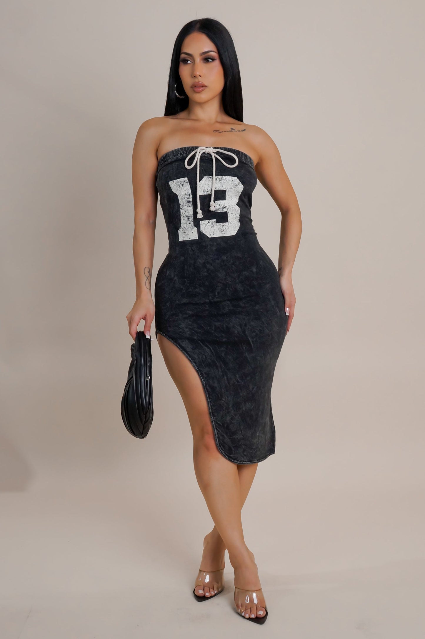 Jersey Number 13 Midi Dress