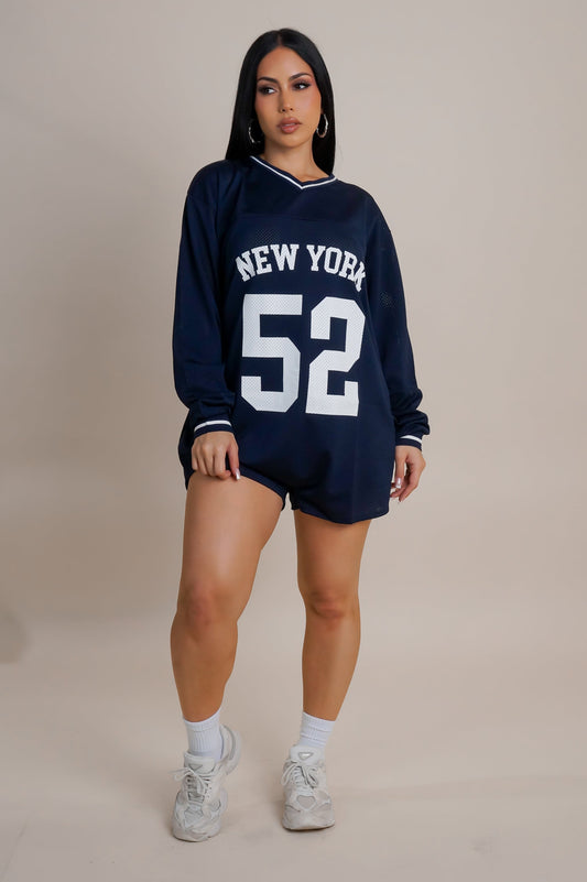 New York Jersey Romper