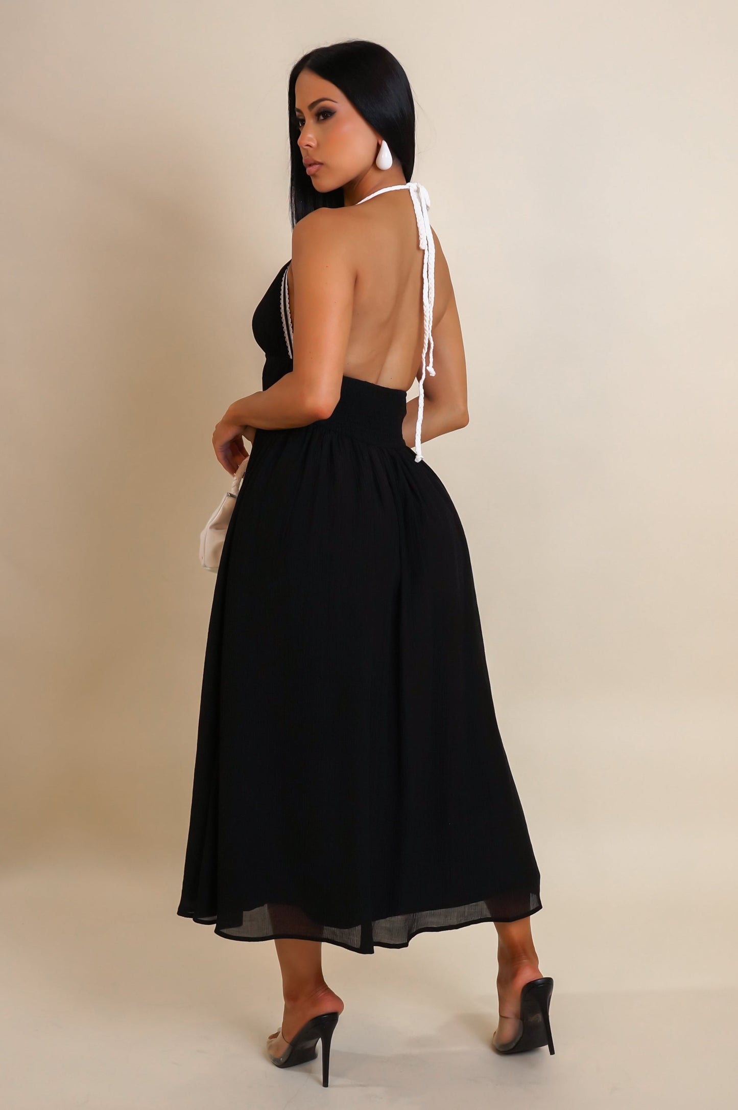 Twirl Me Around Rope Tied Dress