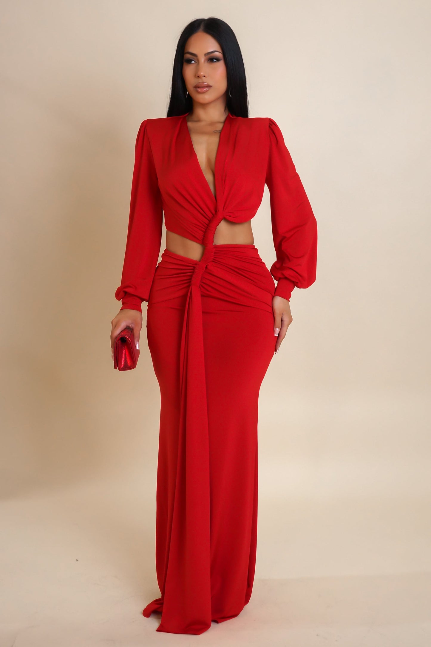 Rope Twist Maxi Dress