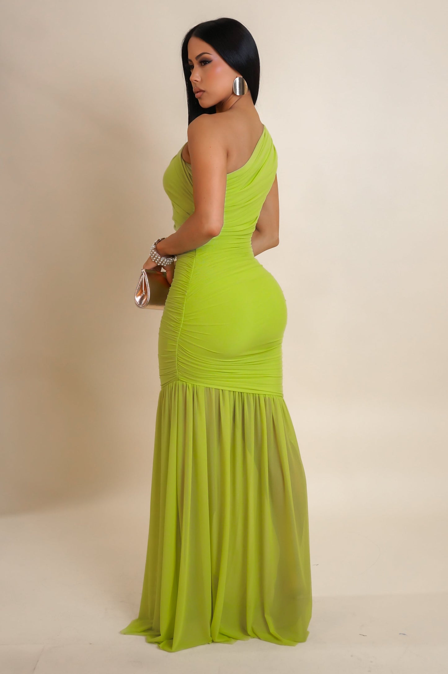 Statement Green Maxi Dress