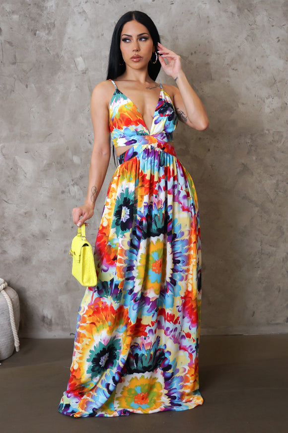 Dazed & Confused Multicolored Maxi Dress