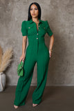 Buttoned Top Jumpsuit (3 Colors)