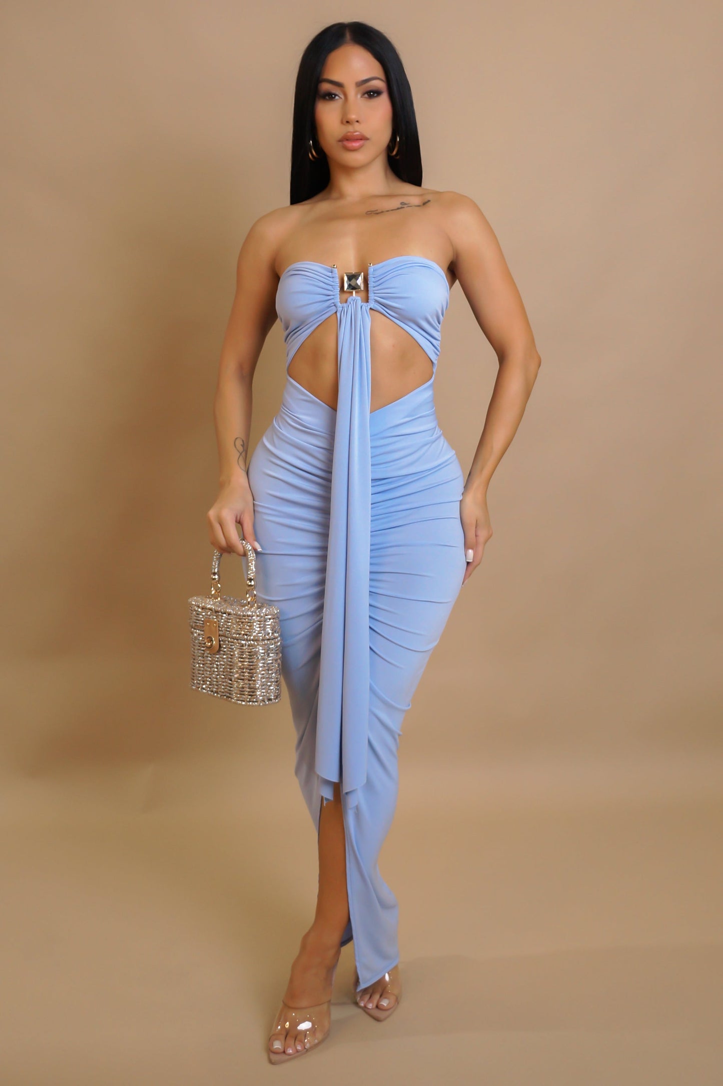 Chilling Blue Vacation Dress