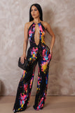 Splash of Art Halter Jumpsuit