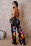 Splash of Art Halter Jumpsuit