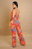 Tropical Bliss Pants Set- Orange