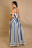 Seasonal Growth Maxi Dress- Blue