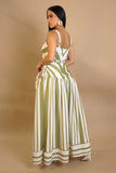 Seasonal Growth Maxi Dress- Green