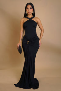 Sweet Symphony Maxi Dress- Black