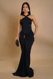 Sweet Symphony Maxi Dress- Black