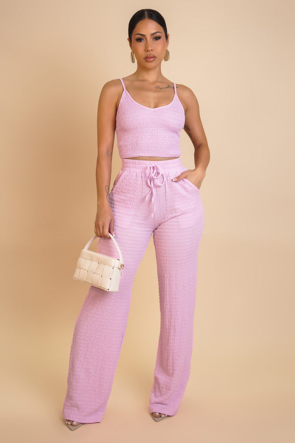 My Favorite Pants Set- Pink
