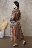 Leopard Print Shorts & Long Top Set