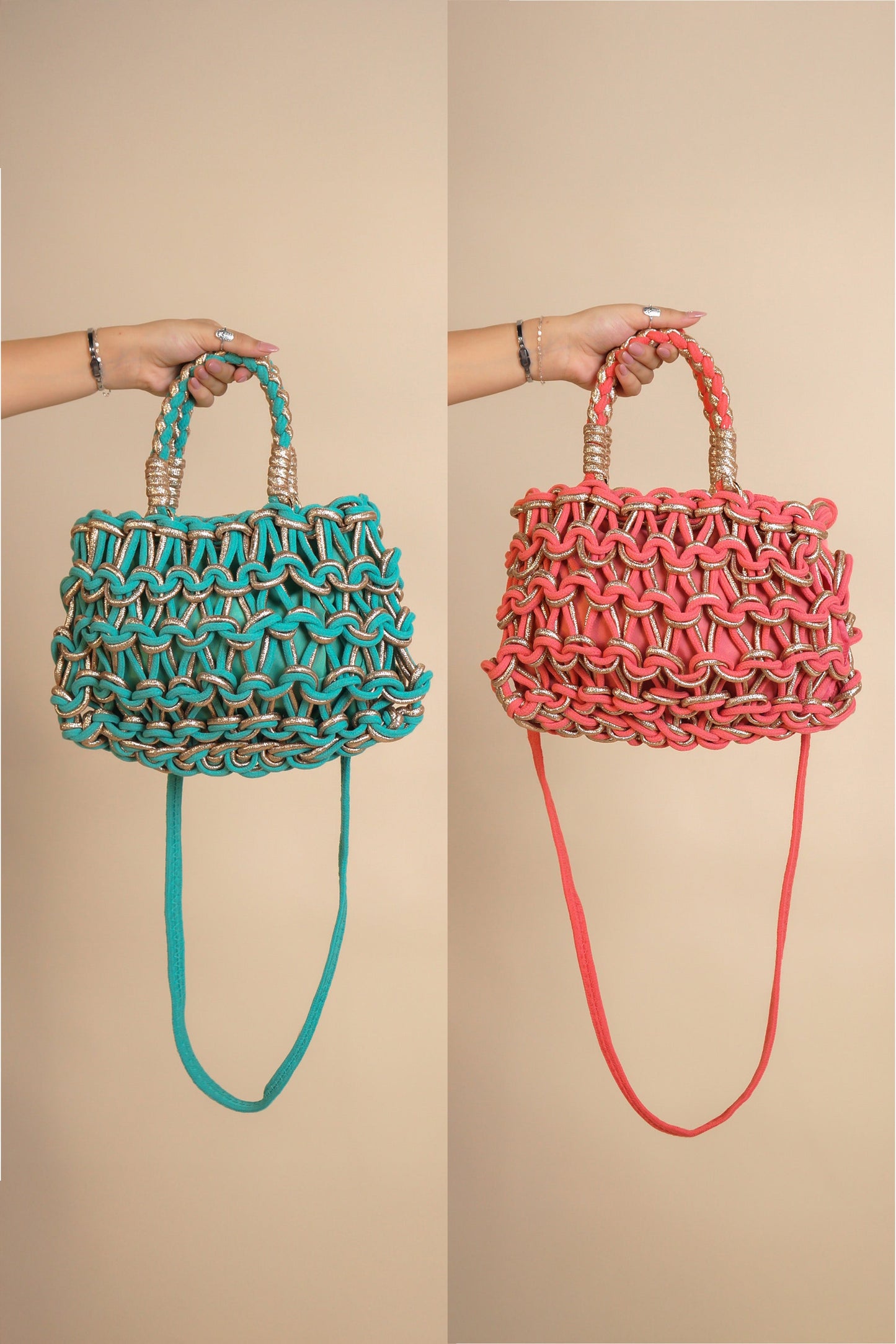 Colored Knots Handbag
