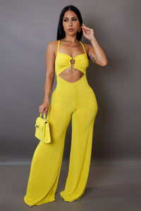 Call it Love Jumpsuit- Yellow