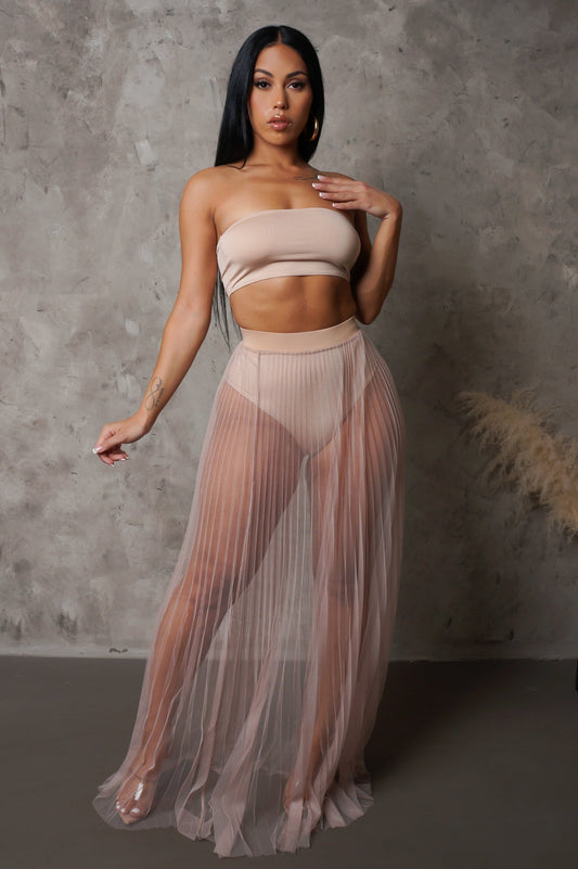 Sweet Like Sugar Swimwear Set- Beige