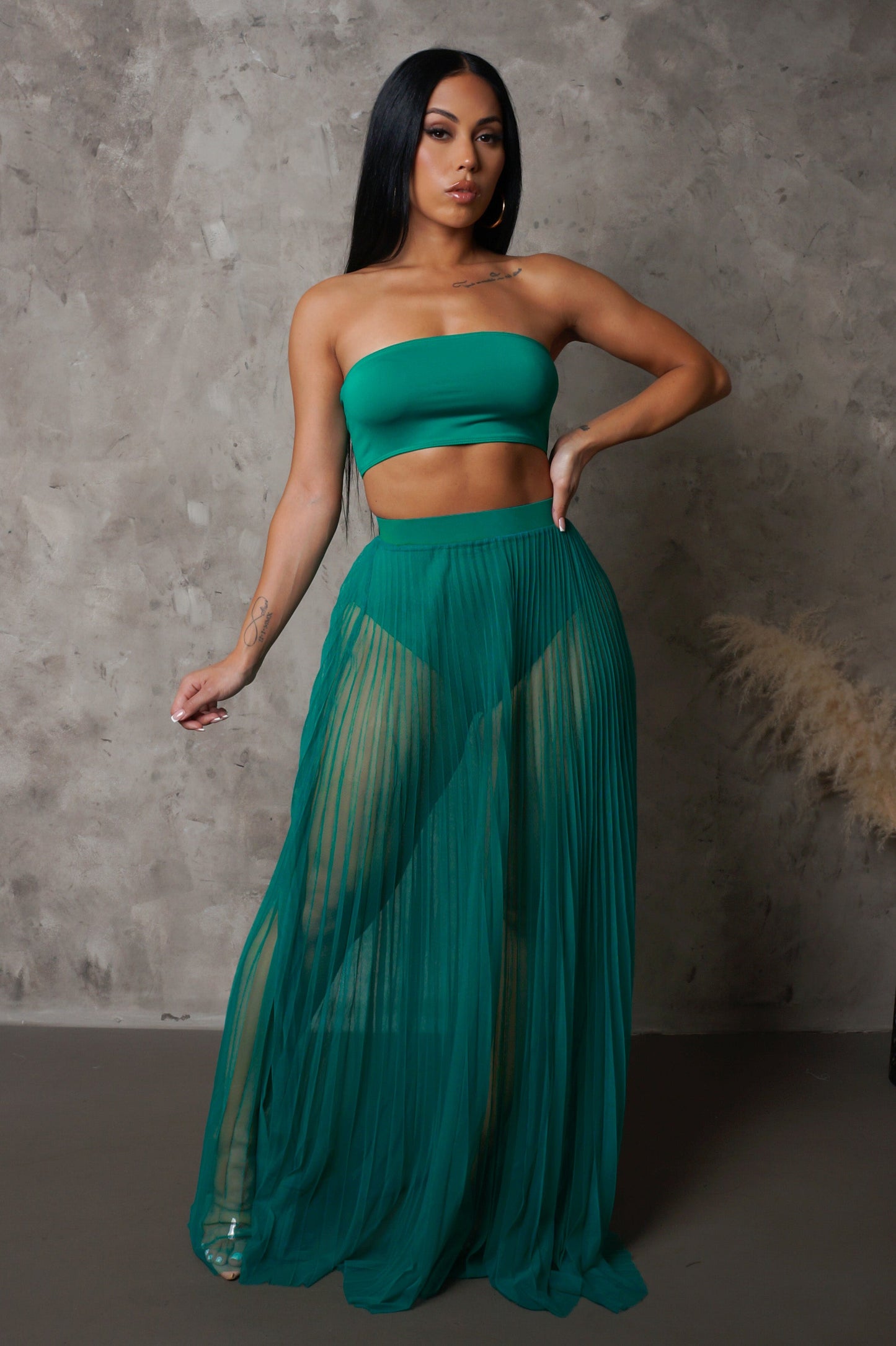 Sweet Like Sugar Swimwear Set- Green