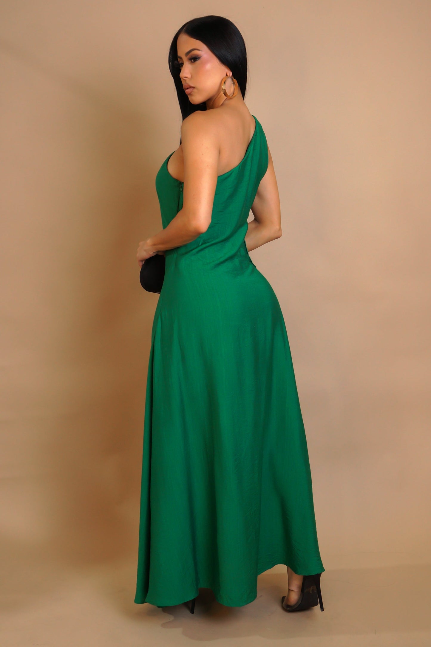 My Terrain Midi Dress- Green