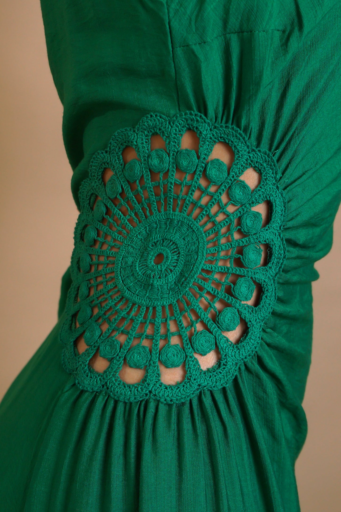 My Terrain Midi Dress- Green