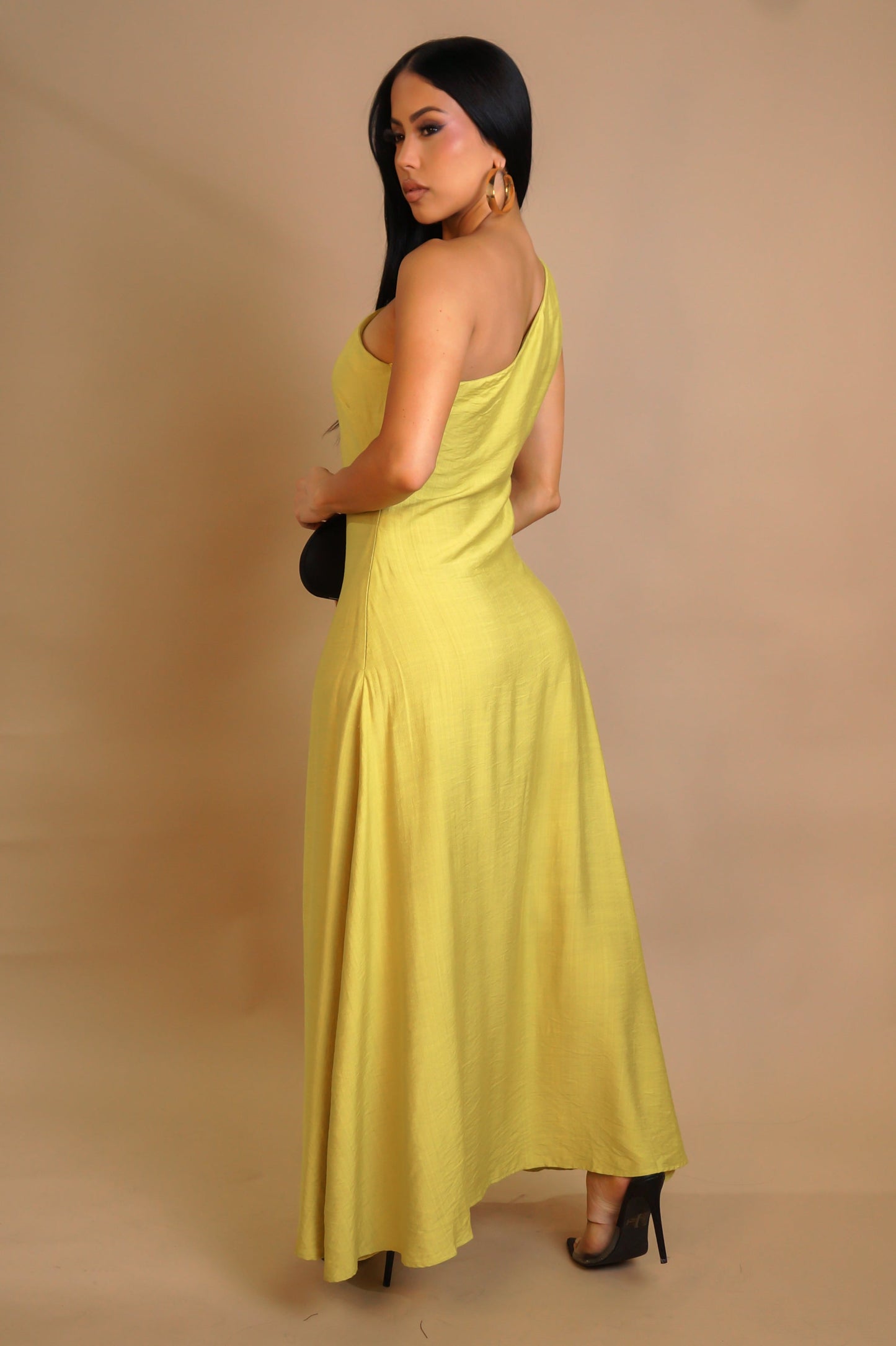 My Terrain Midi Dress- Lime