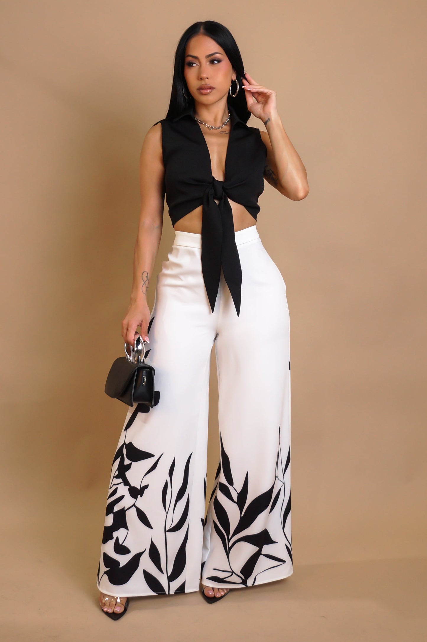 Resort Pants Set- Black