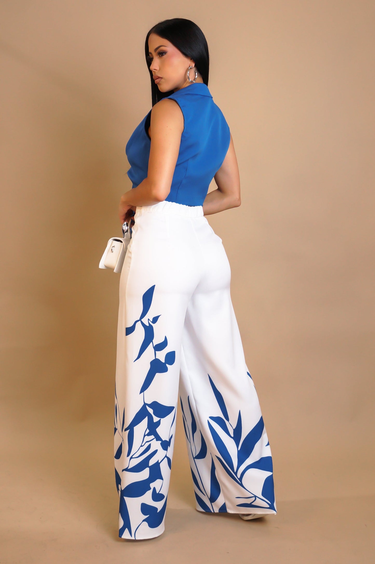 Resort Pants Set- Blue