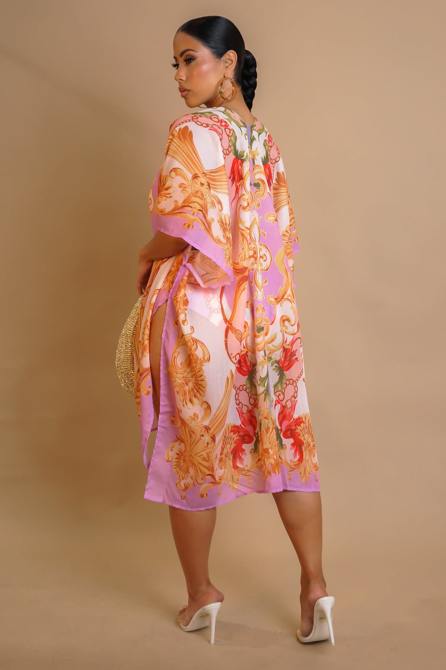 Pink Multi Swimwear Set