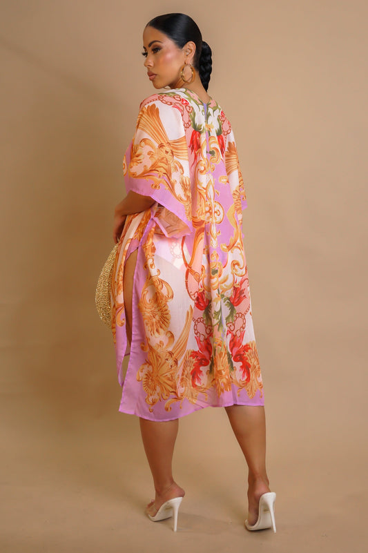 Pink Multi Swimwear Set