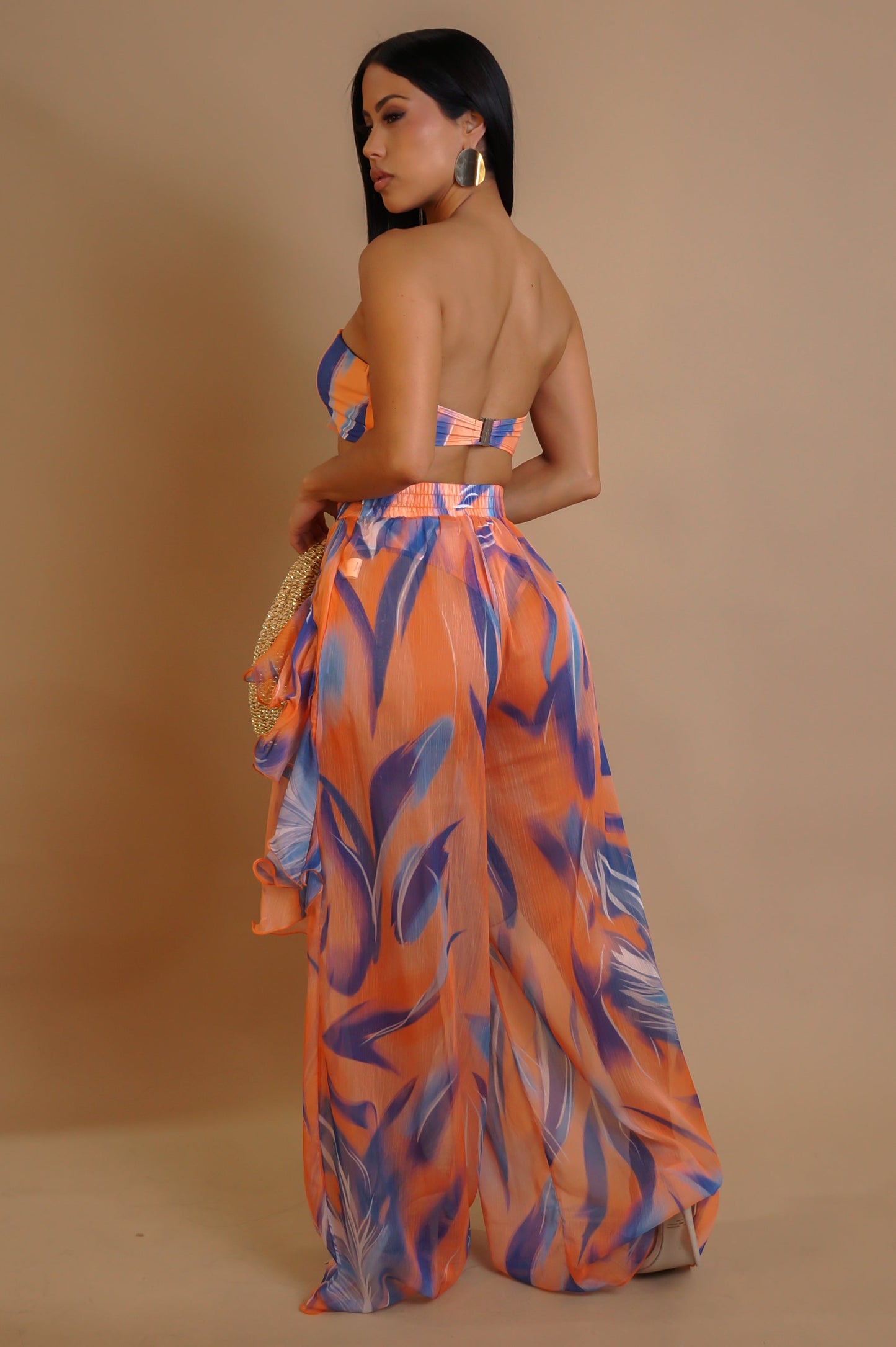 Bikini & Coverup Pants Set