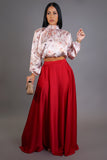 Your Muse Red Maxi Skirt