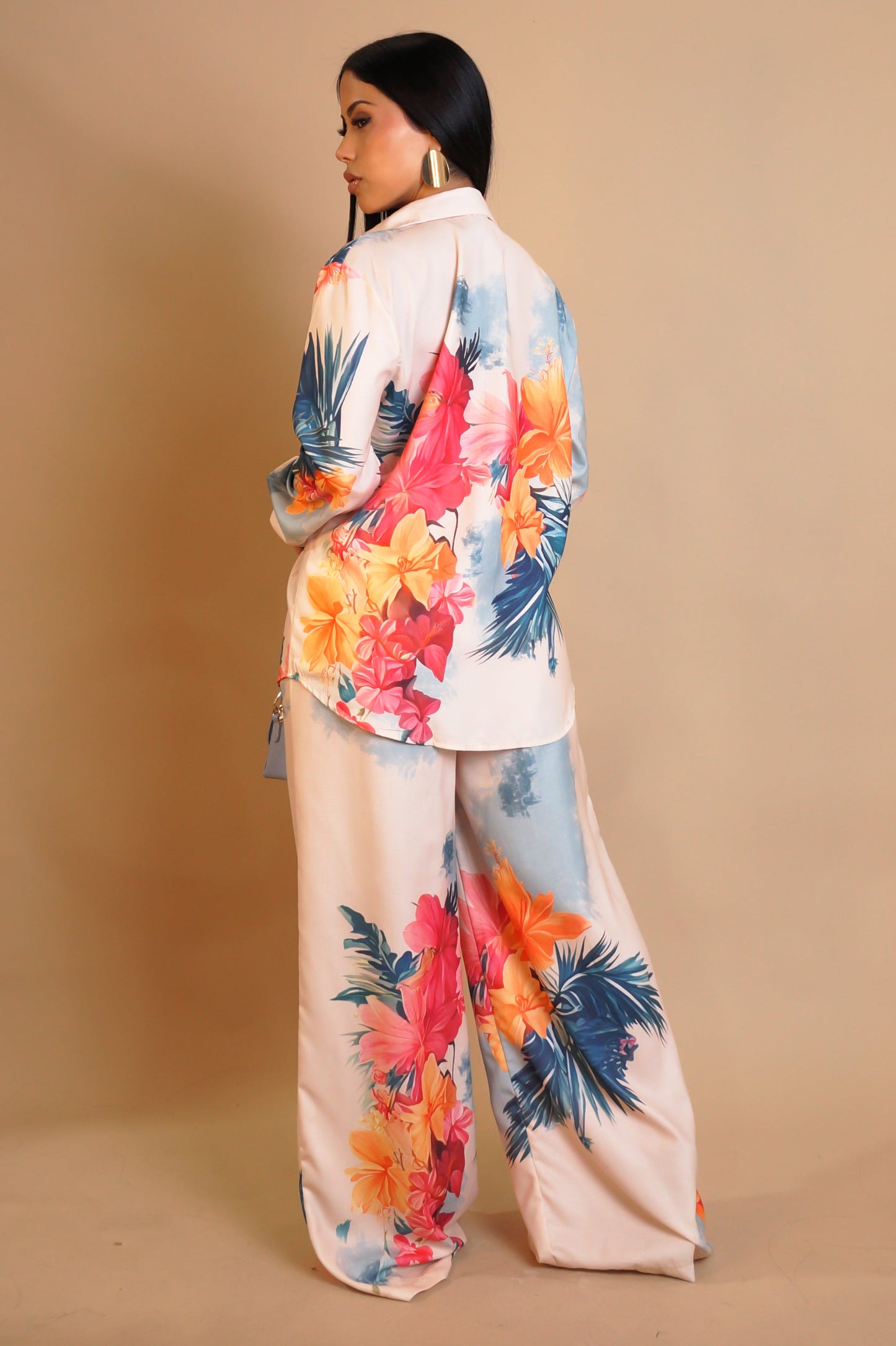 Summer Loving' Pants Set- Cream