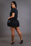 Ruffled Bottom Mini Dress