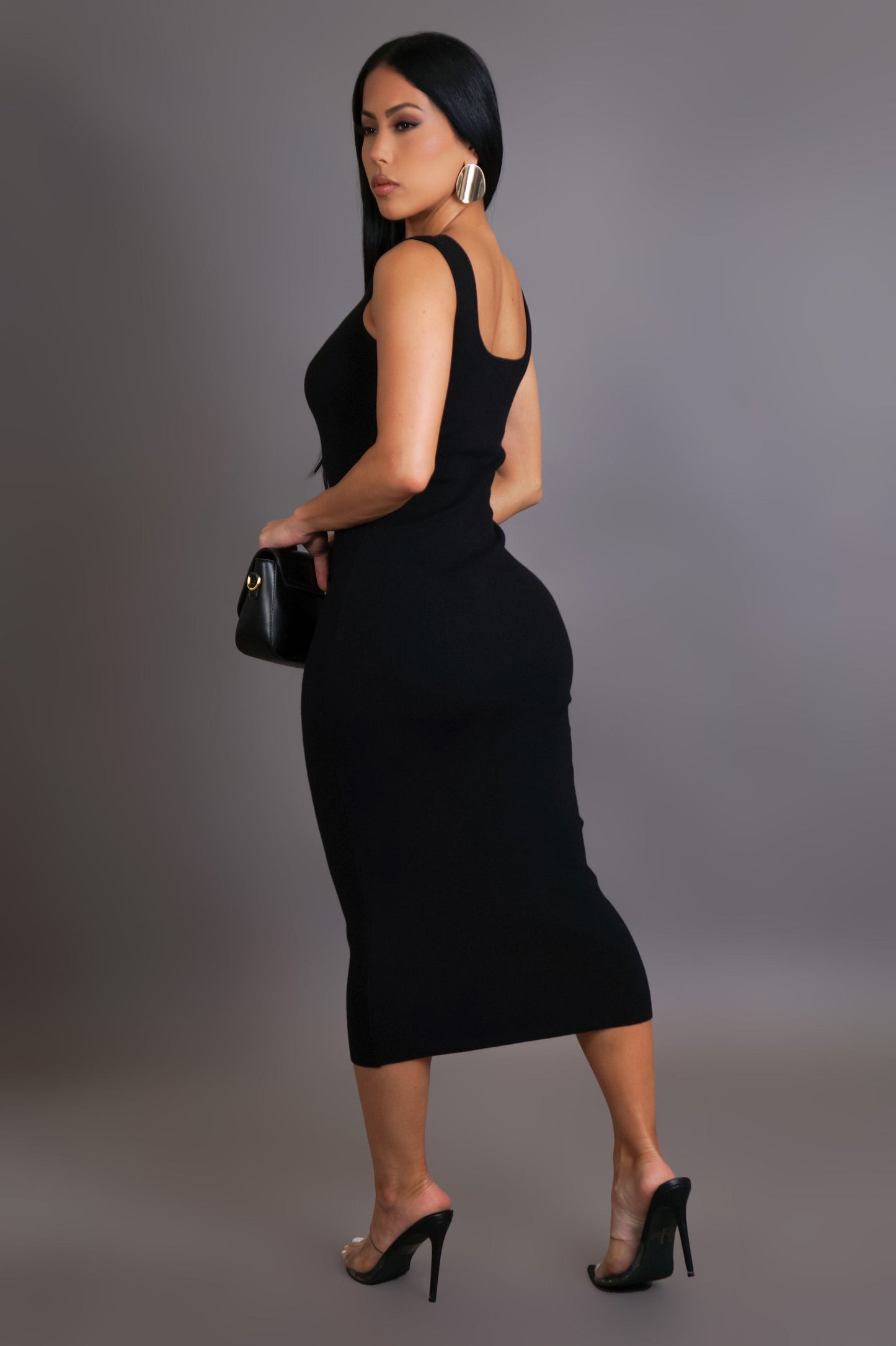 Jacket Over Midi Dress Set