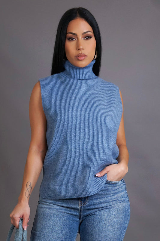 Turtle Neck Sweater Top