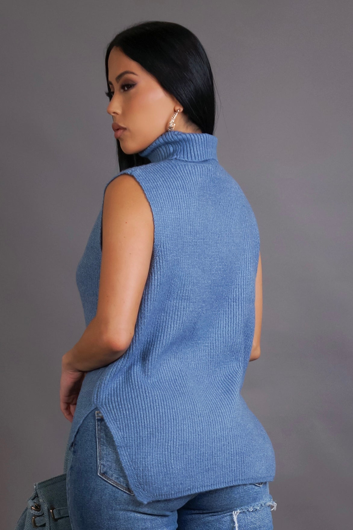 Turtle Neck Sweater Top