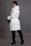 Cozy Plush Coat- White