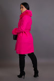 Cozy Plush Coat- Pink