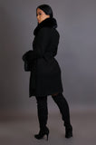 Cozy Plush Coat- Black