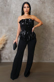 Sequin Topped Jumpsuit