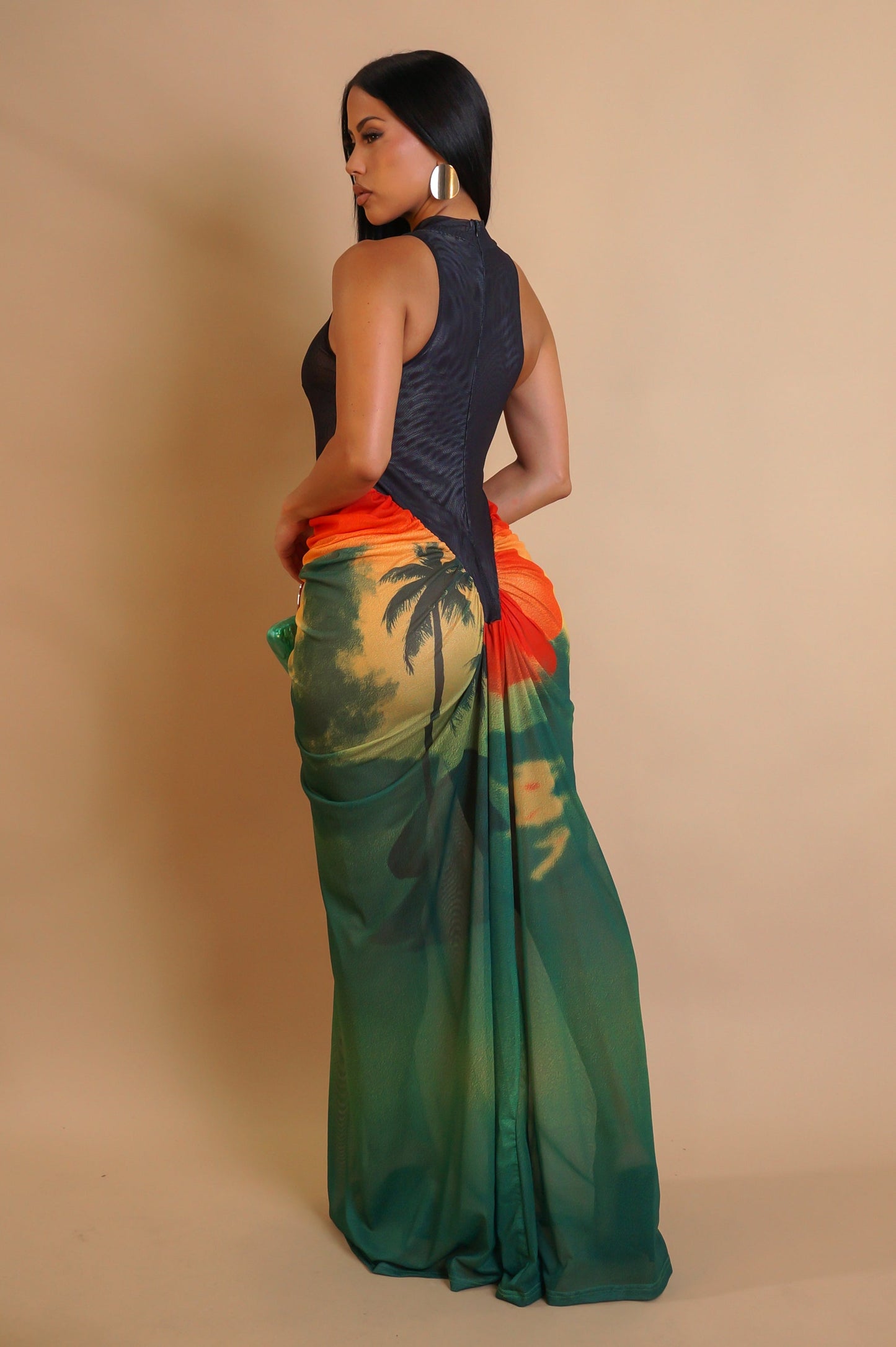 Rasta Reggae Vibe Only for a Moment Maxi Dress