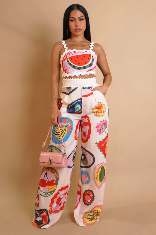 Fruit Lover Pants Set