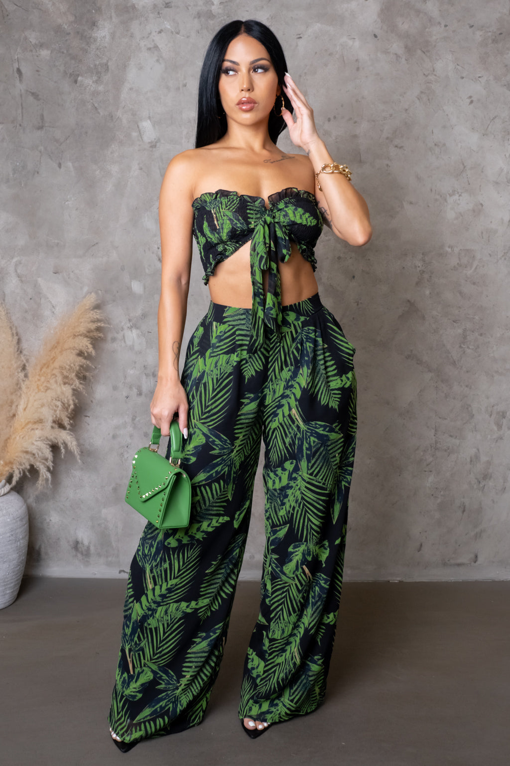 Tropical Paradise Vaca Pants Set