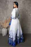 "Oh Bliss" Pleated Maxi Dress